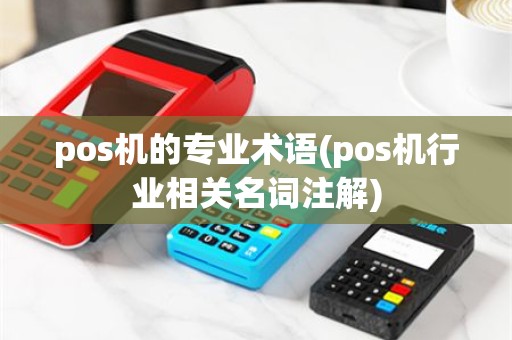 pos机的专业术语(pos机行业相关名词注解)