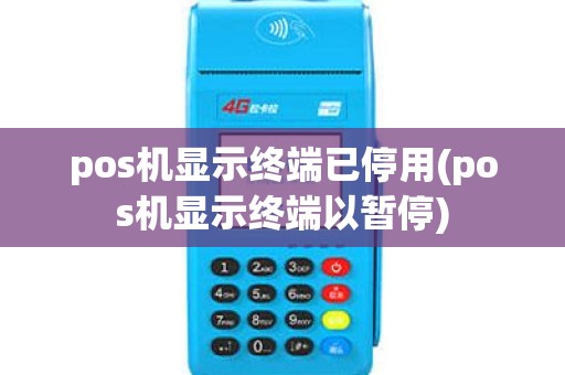 pos机显示终端已停用(pos机显示终端以暂停)
