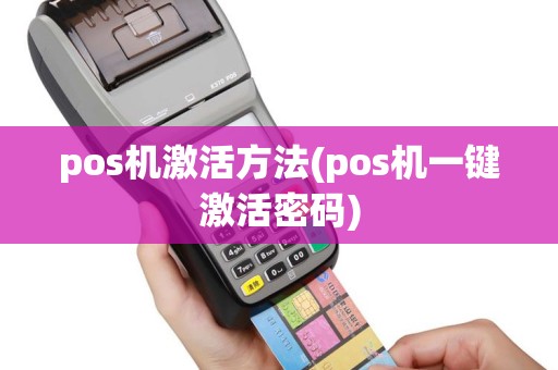 pos机激活方法(pos机一键激活密码)