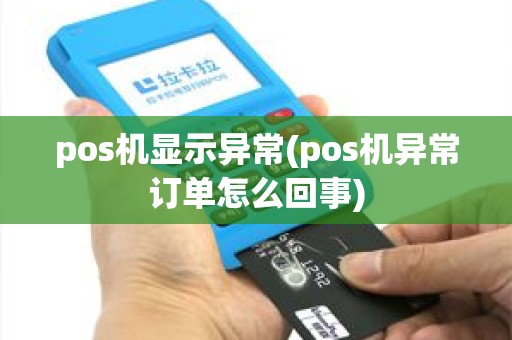 pos机显示异常(pos机异常订单怎么回事)