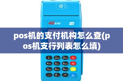 pos机的支付机构怎么查(pos机支行列表怎么填)