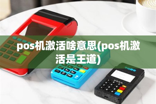 pos机激活啥意思(pos机激活是王道)