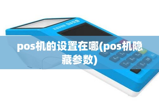pos机的设置在哪(pos机隐藏参数)