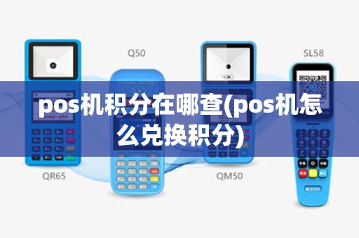 pos机积分在哪查(pos机怎么兑换积分)