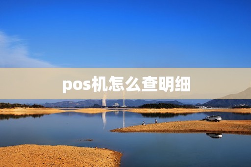 pos机怎么查明细