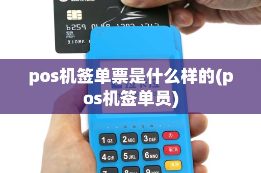 pos机签单票是什么样的(pos机签单员)