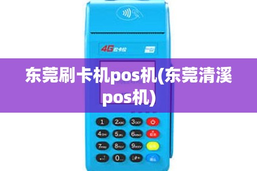东莞刷卡机pos机(东莞清溪pos机)