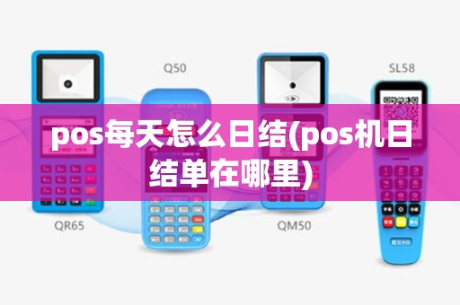 pos每天怎么日结(pos机日结单在哪里)
