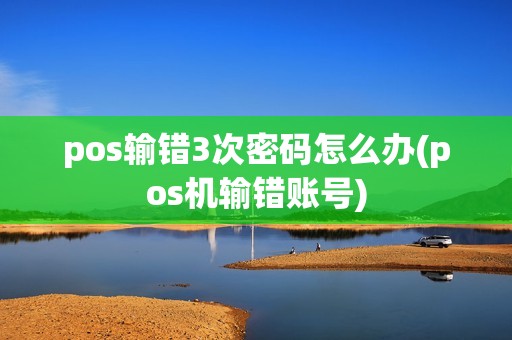 pos输错3次密码怎么办(pos机输错账号)