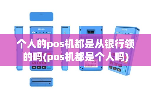 个人的pos机都是从银行领的吗(pos机都是个人吗)