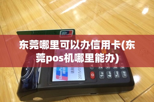 东莞哪里可以办信用卡(东莞pos机哪里能办)