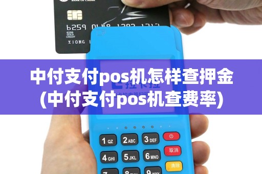 中付支付pos机怎样查押金(中付支付pos机查费率)