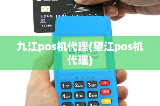 九江pos机代理(望江pos机代理)