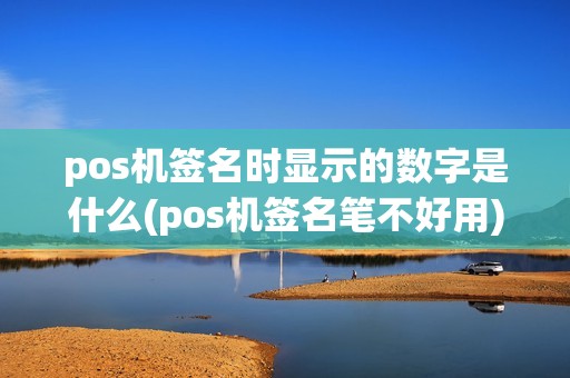 pos机签名时显示的数字是什么(pos机签名笔不好用)