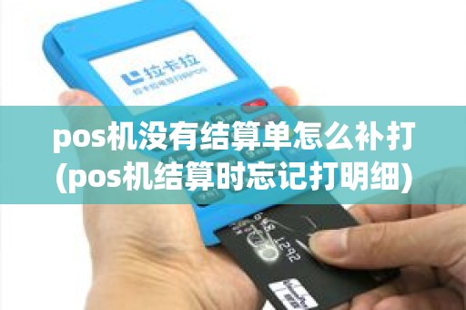 pos机没有结算单怎么补打(pos机结算时忘记打明细)