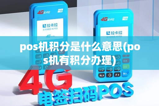 pos机积分是什么意思(pos机有积分办理)