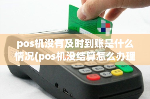 pos机没有及时到账是什么情况(pos机没结算怎么办理)