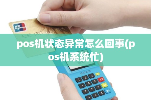 pos机状态异常怎么回事(pos机系统忙)