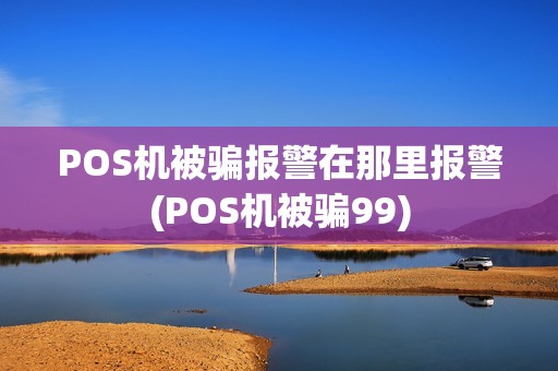 POS机被骗报警在那里报警(POS机被骗99)