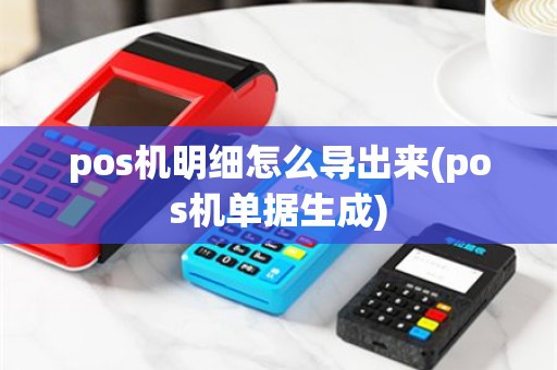 pos机明细怎么导出来(pos机单据生成)