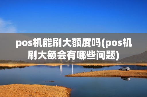 pos机能刷大额度吗(pos机刷大额会有哪些问题)