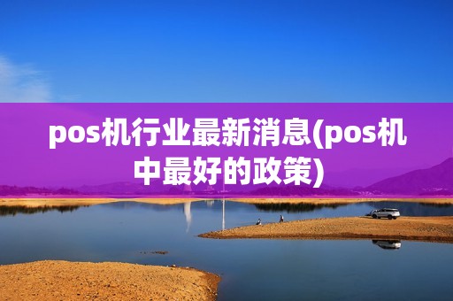 pos机行业最新消息(pos机中最好的政策)