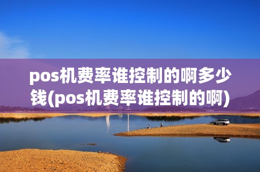 pos机费率谁控制的啊多少钱(pos机费率谁控制的啊)