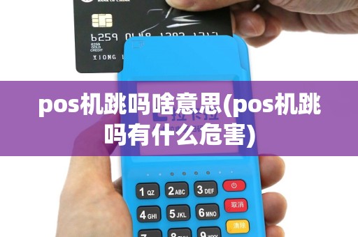 pos机跳吗啥意思(pos机跳吗有什么危害)