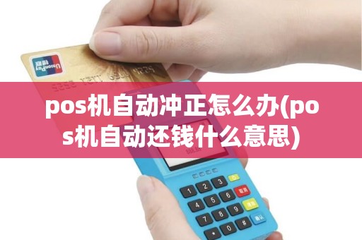 pos机自动冲正怎么办(pos机自动还钱什么意思)