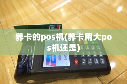 养卡的pos机(养卡用大pos机还是)
