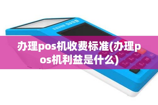 办理pos机收费标准(办理pos机利益是什么)