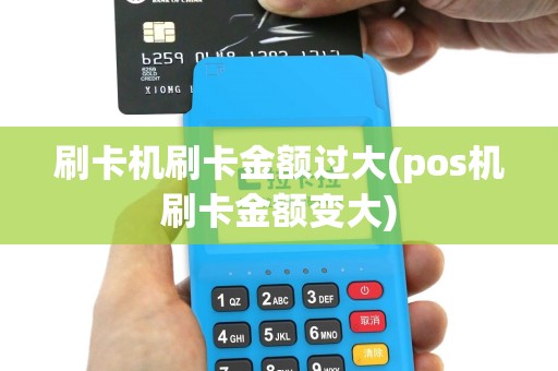 刷卡机刷卡金额过大(pos机刷卡金额变大)