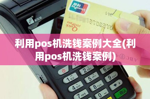 利用pos机洗钱案例大全(利用pos机洗钱案例)