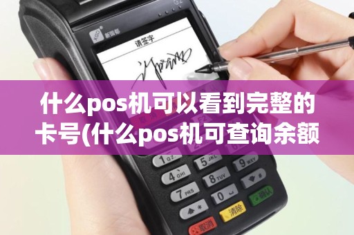 什么pos机可以看到完整的卡号(什么pos机可查询余额)