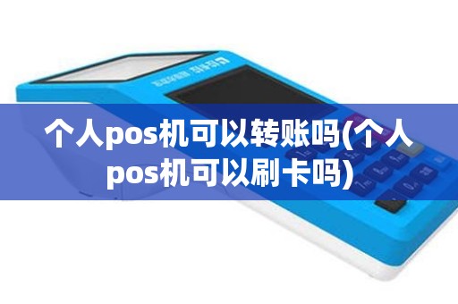 个人pos机可以转账吗(个人pos机可以刷卡吗)