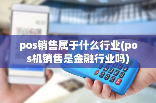 pos销售属于什么行业(pos机销售是金融行业吗)