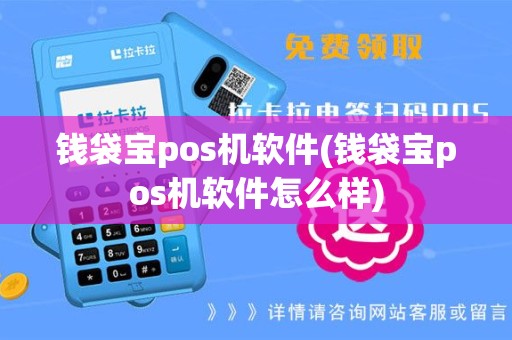 钱袋宝pos机软件(钱袋宝pos机软件怎么样)