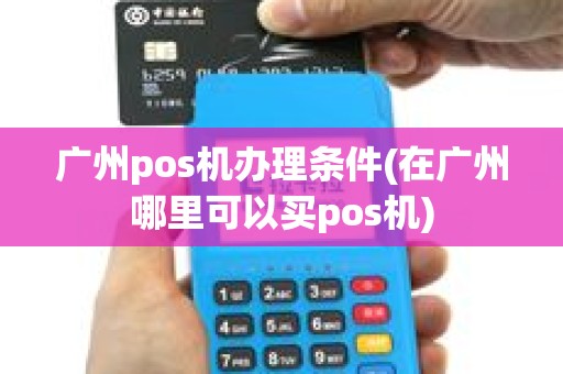 广州pos机办理条件(在广州哪里可以买pos机)