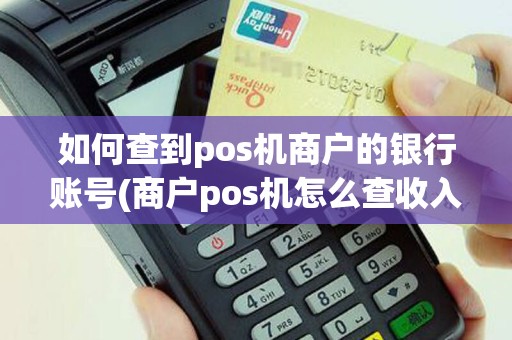 如何查到pos机商户的银行账号(商户pos机怎么查收入)