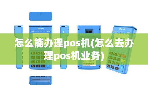 怎么能办理pos机(怎么去办理pos机业务)