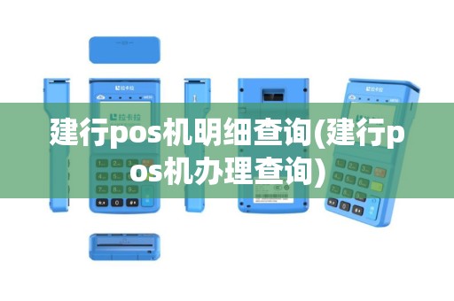 建行pos机明细查询(建行pos机办理查询)
