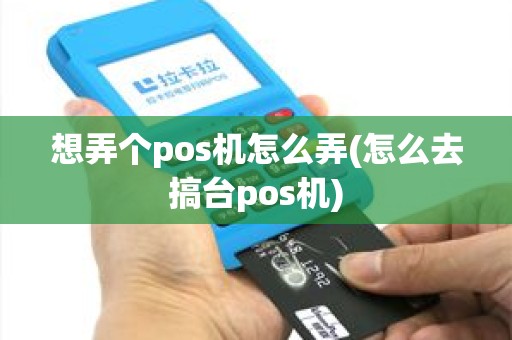 想弄个pos机怎么弄(怎么去搞台pos机)