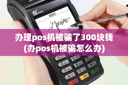 办理pos机被骗了300块钱(办pos机被骗怎么办)