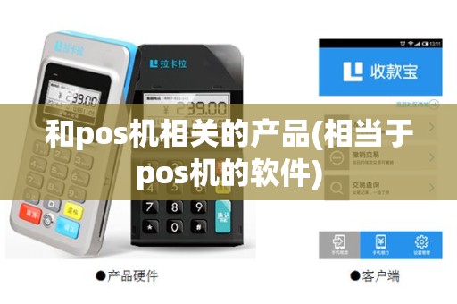 和pos机相关的产品(相当于pos机的软件)