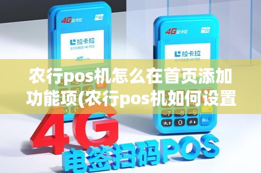农行pos机怎么在首页添加功能项(农行pos机如何设置)