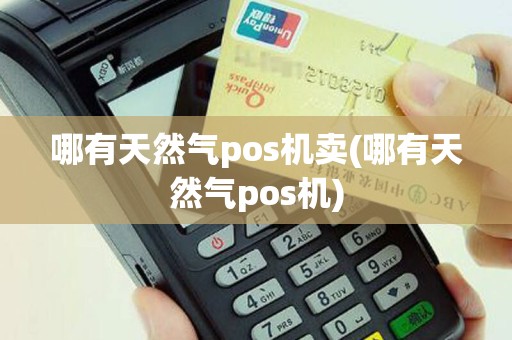 哪有天然气pos机卖(哪有天然气pos机)