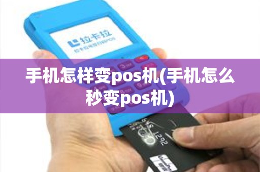 手机怎样变pos机(手机怎么秒变pos机)