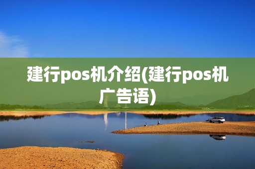建行pos机介绍(建行pos机广告语)