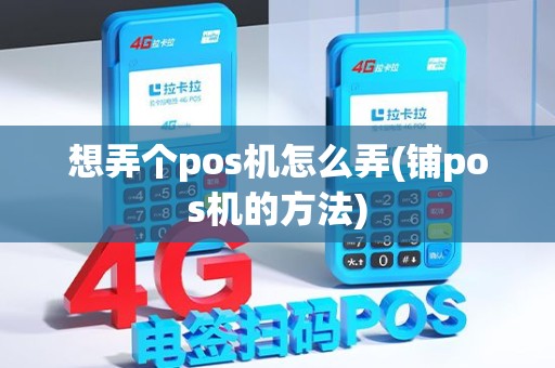 想弄个pos机怎么弄(铺pos机的方法)