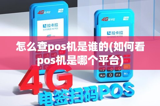 怎么查pos机是谁的(如何看pos机是哪个平台)